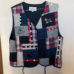 Susan Bristol christmas Vest!  XL